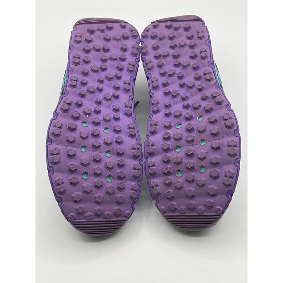 BROOKS WOMENS PURE GRIT 5 TRAIL RUNNING SNEAKER SHOE NAVY PURPLE TEAL SIZE 9 - Picture 7 of 11